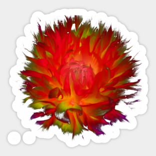 Fire flower Sticker